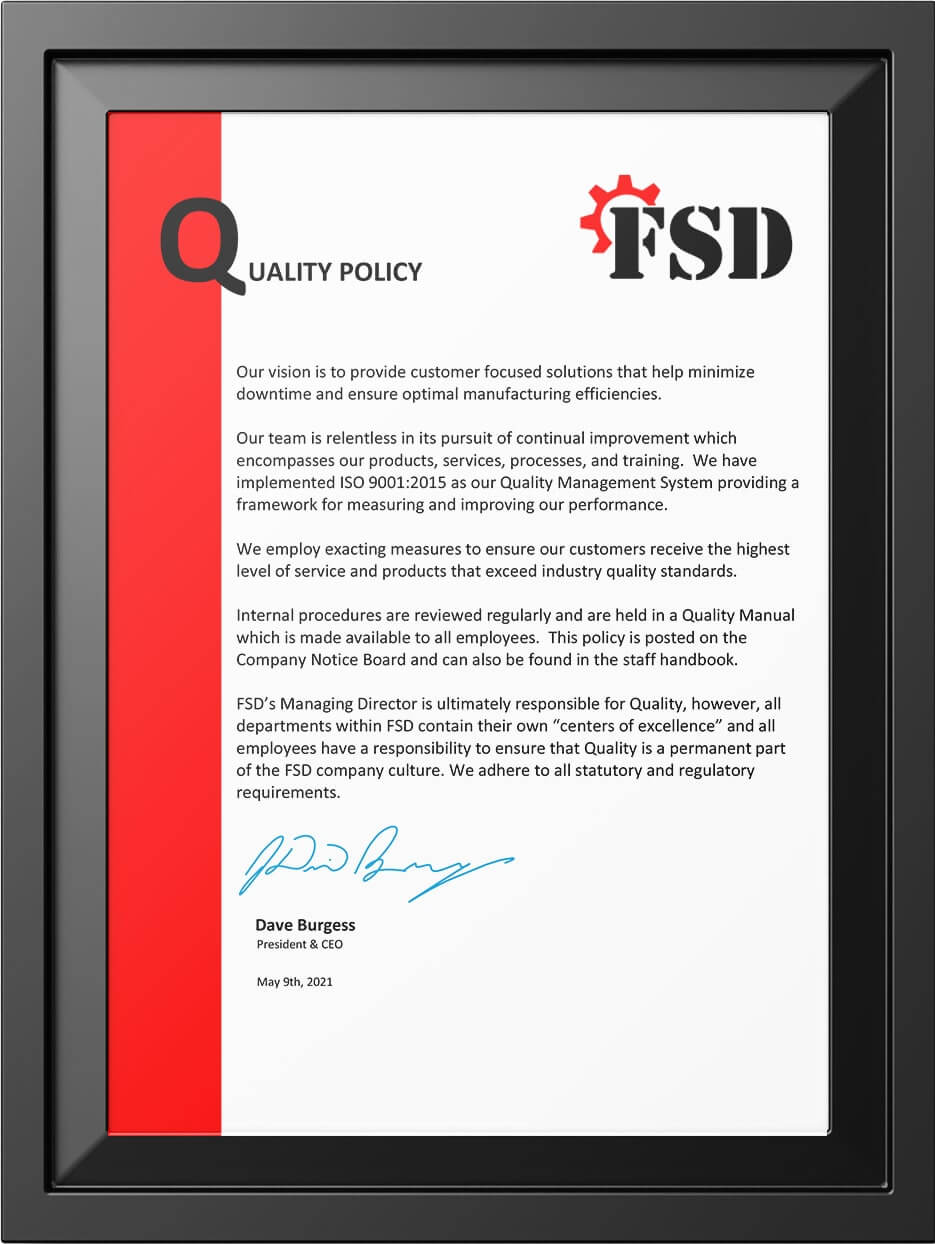 FSD Quality Policy